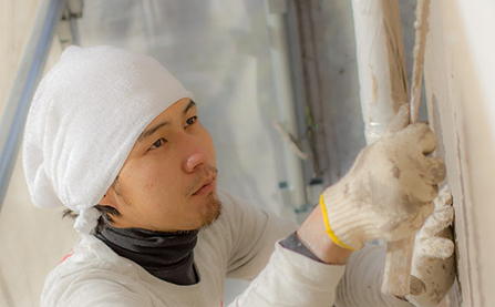 野木町で塗装工事